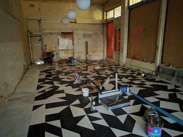 Classic Black & White Vinyl Tiles project photo 3