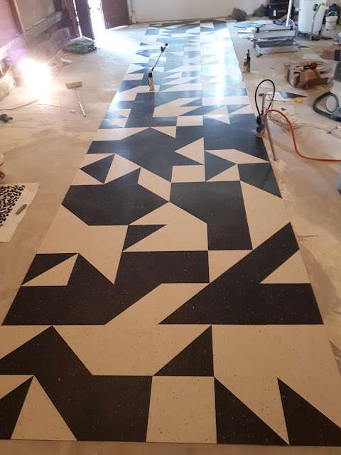 Classic Black & White Vinyl Tiles project photo 6