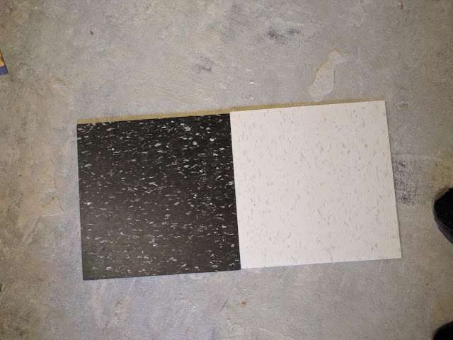 Classic Black & White Vinyl Tiles project photo 7