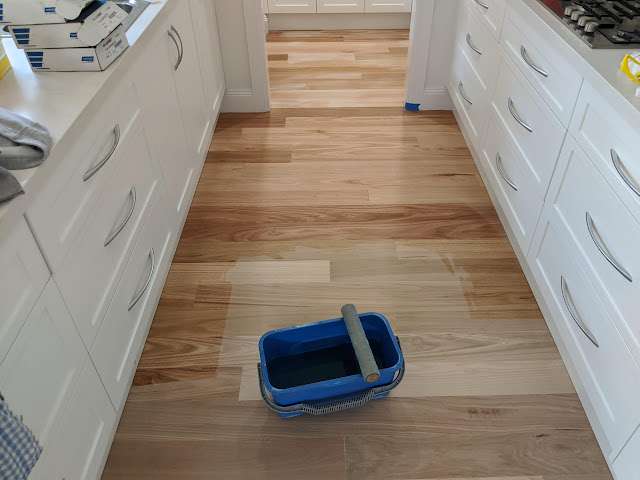 Brown-stained Australian Chestnut project photo 11
