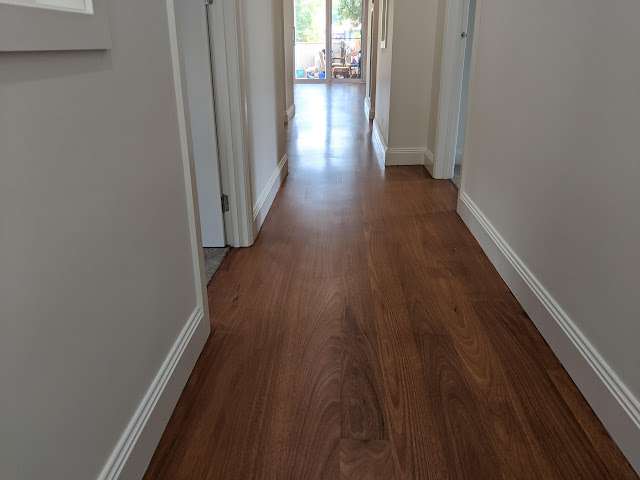 Brown-stained Australian Chestnut project photo 12