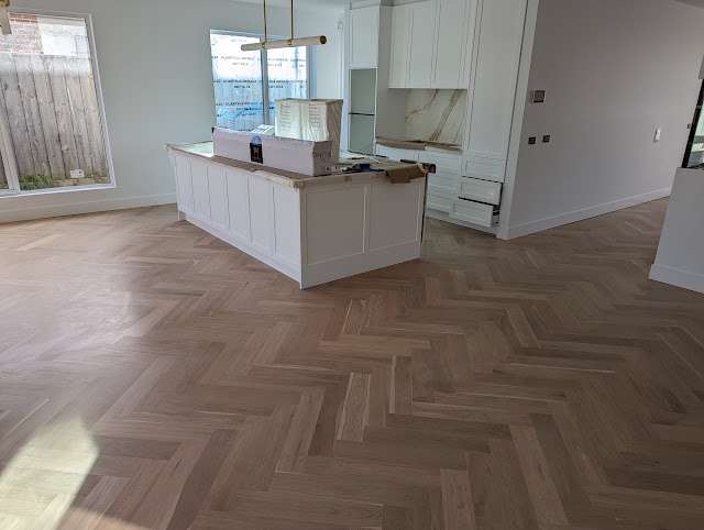 Whitewashed Oak Herringbone project photo 10