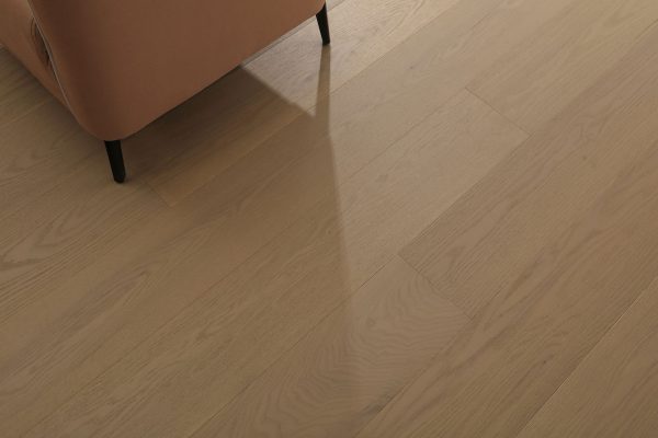 Amara Sarasota Bay Premium American Oak flooring by in a modern elegant interior living space